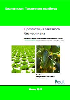 Бизнес-план Тепличного хозяйства