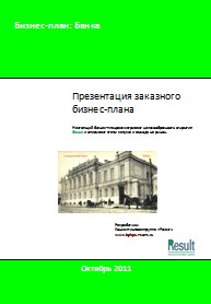 Бизнес-план банка